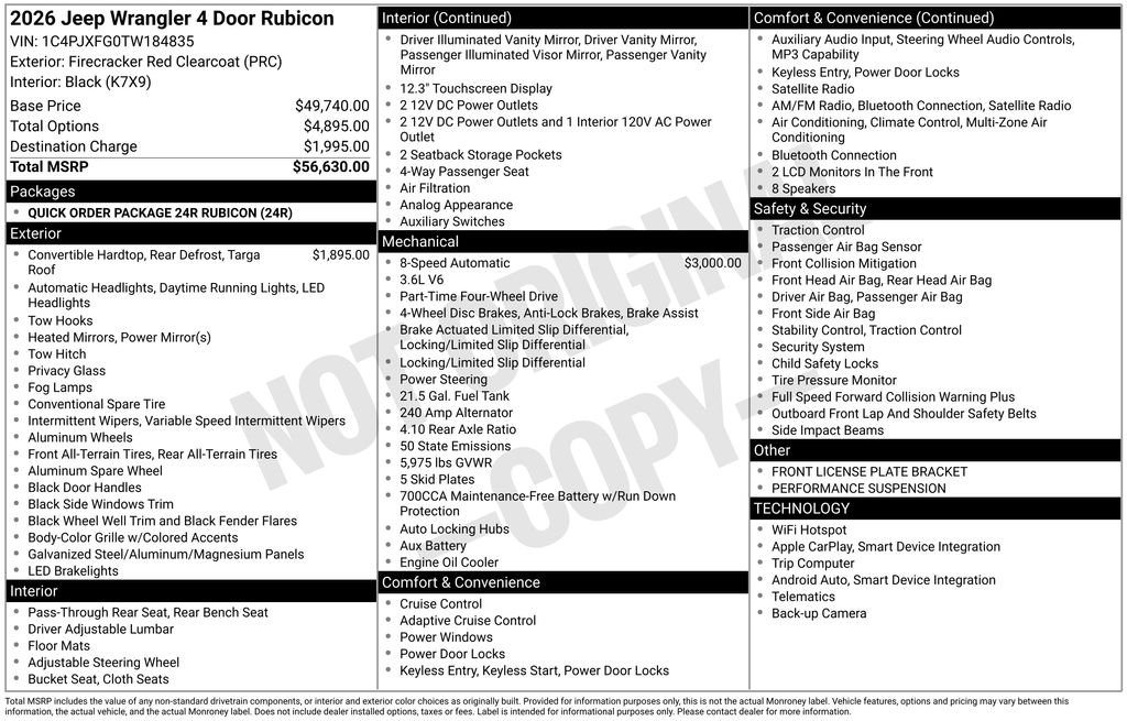 jeep wrangler 4-door 2026 1C4PJXFG0TW184835 image jeep wrangler 4-door 2026 1C4PJXFG0TW184835 image